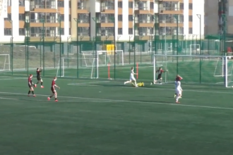 Women. Другий етап. 3 тур. ЕМС Поділля - Оболонь 0:1. Гол матчу