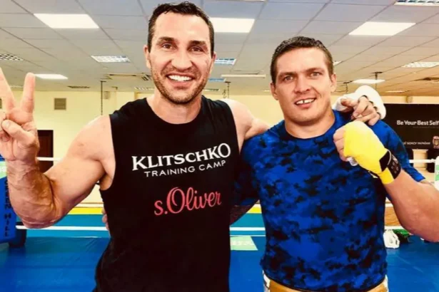 Володимир Кличко та Олександр Усик. Фото: Instagram